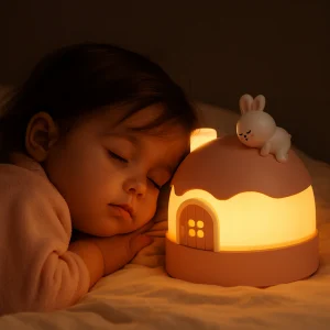 Veilleuse projection bébé féerique