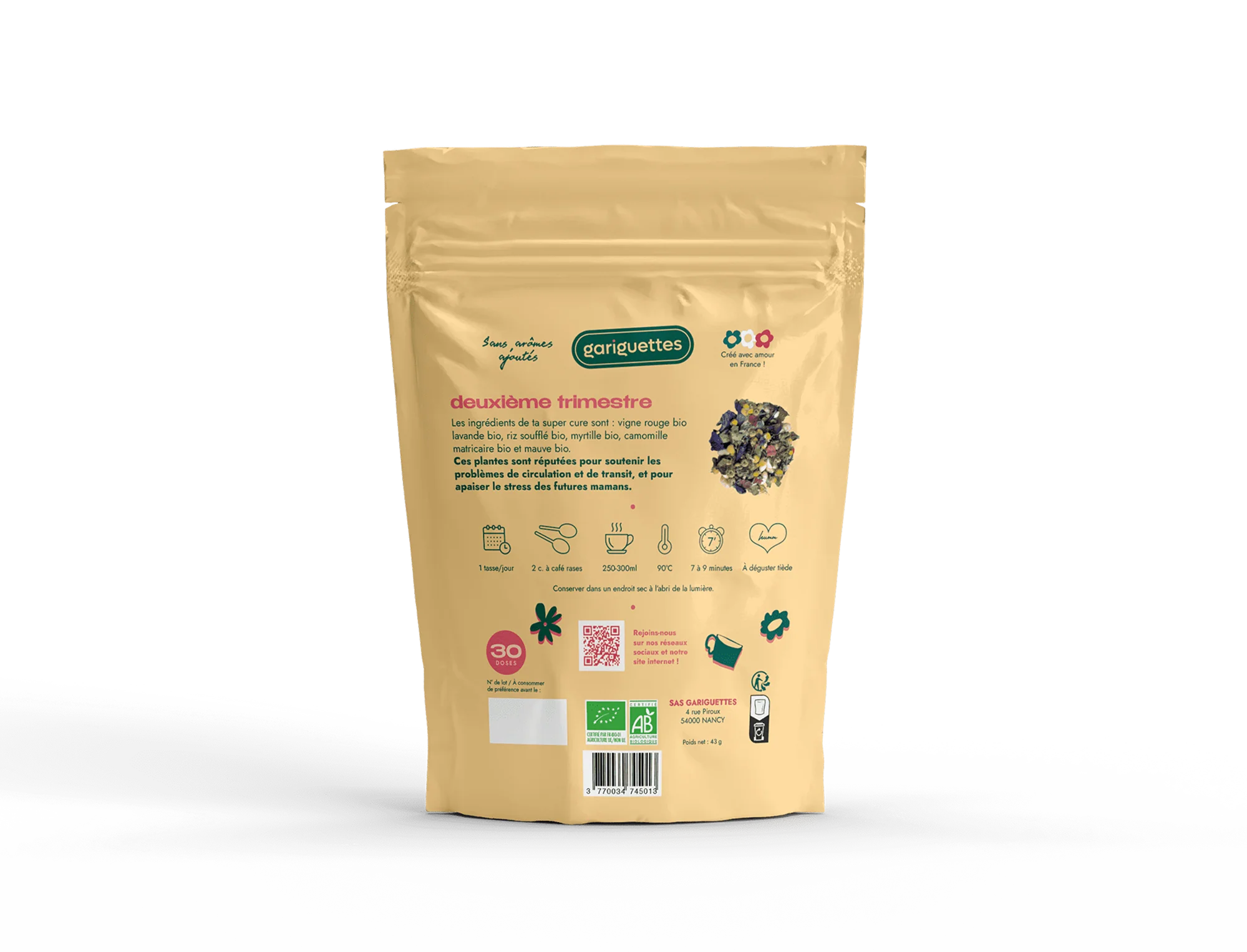 Infusion 2ème trimestre - constipation, jambes lourdes – Image 3
