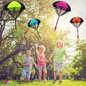 Jouet bonhomme en parachute à lancer (5Pcs)