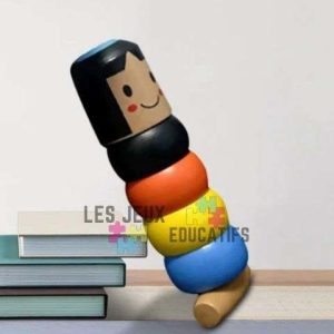 Jouet japonais immortel en bois