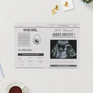 Journal d'annonce de grossesse