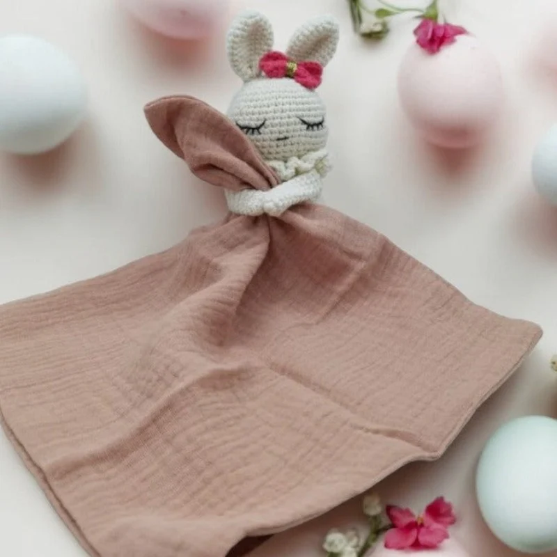 Doudou Plat lapin Crochet - LIVIA – Image 2