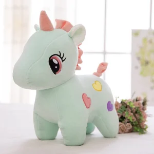 Licorne En Peluche Bleu Vert  Daisy™