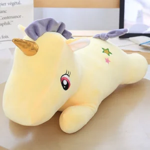 Licorne En Peluche Jaune  Crystal™