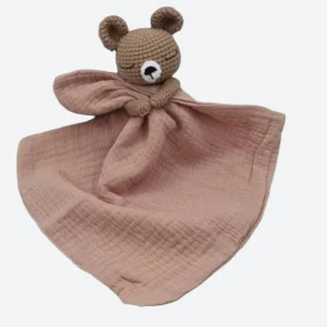 Doudou plat ours crochet - BARAT