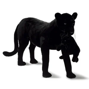 Ma peluche Panthère géante et son bébé