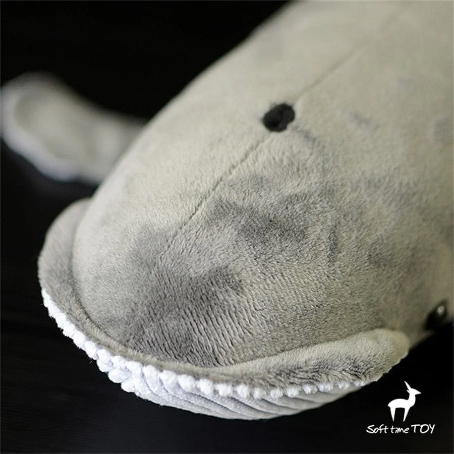 Peluche Baleine Grise – Image 3
