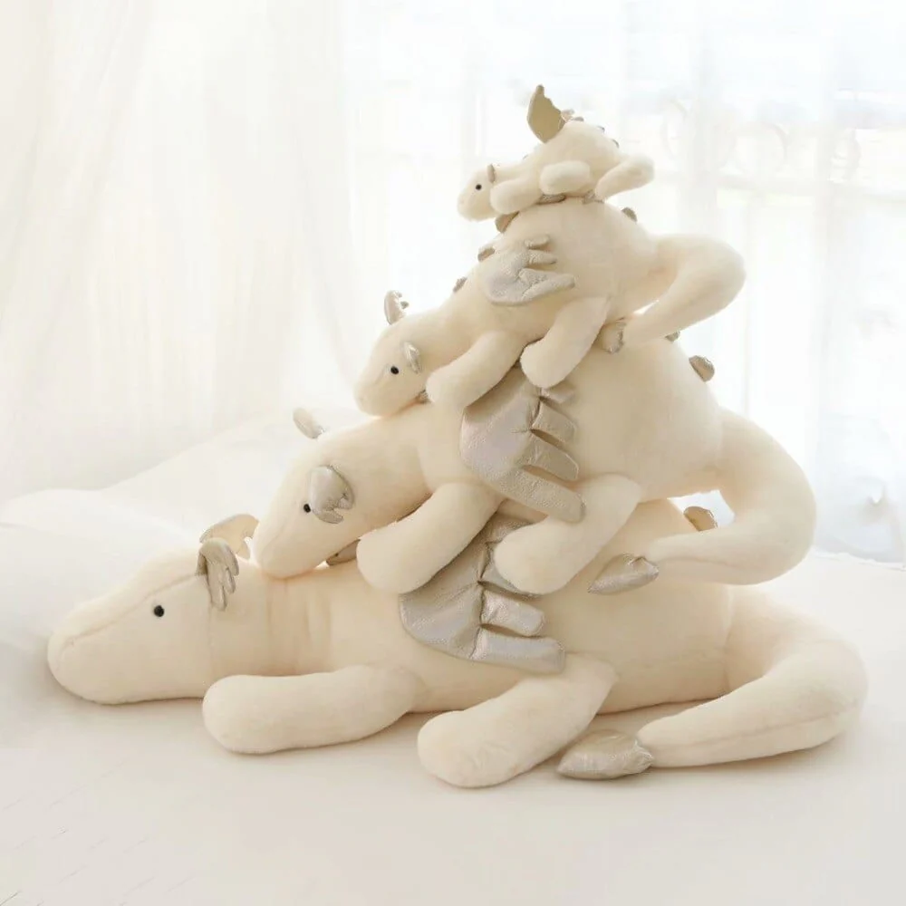 Peluche Dragon Blanc Ferno™