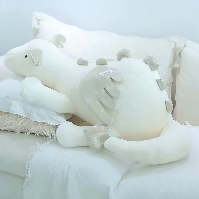 Peluche Dragon Blanc Ferno™ – Image 2