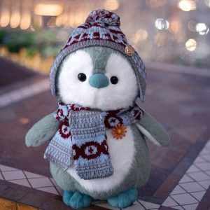 Peluche Pingouin Bonnet