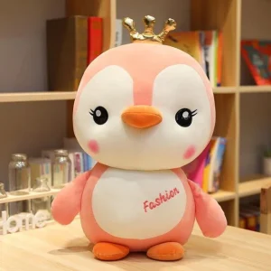 Peluche Pingouin Rose  Polaire™