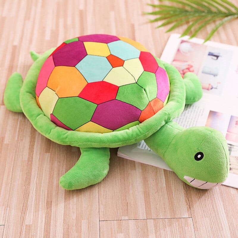 Peluche Tortue Multicolore Câlineau™ – Image 2