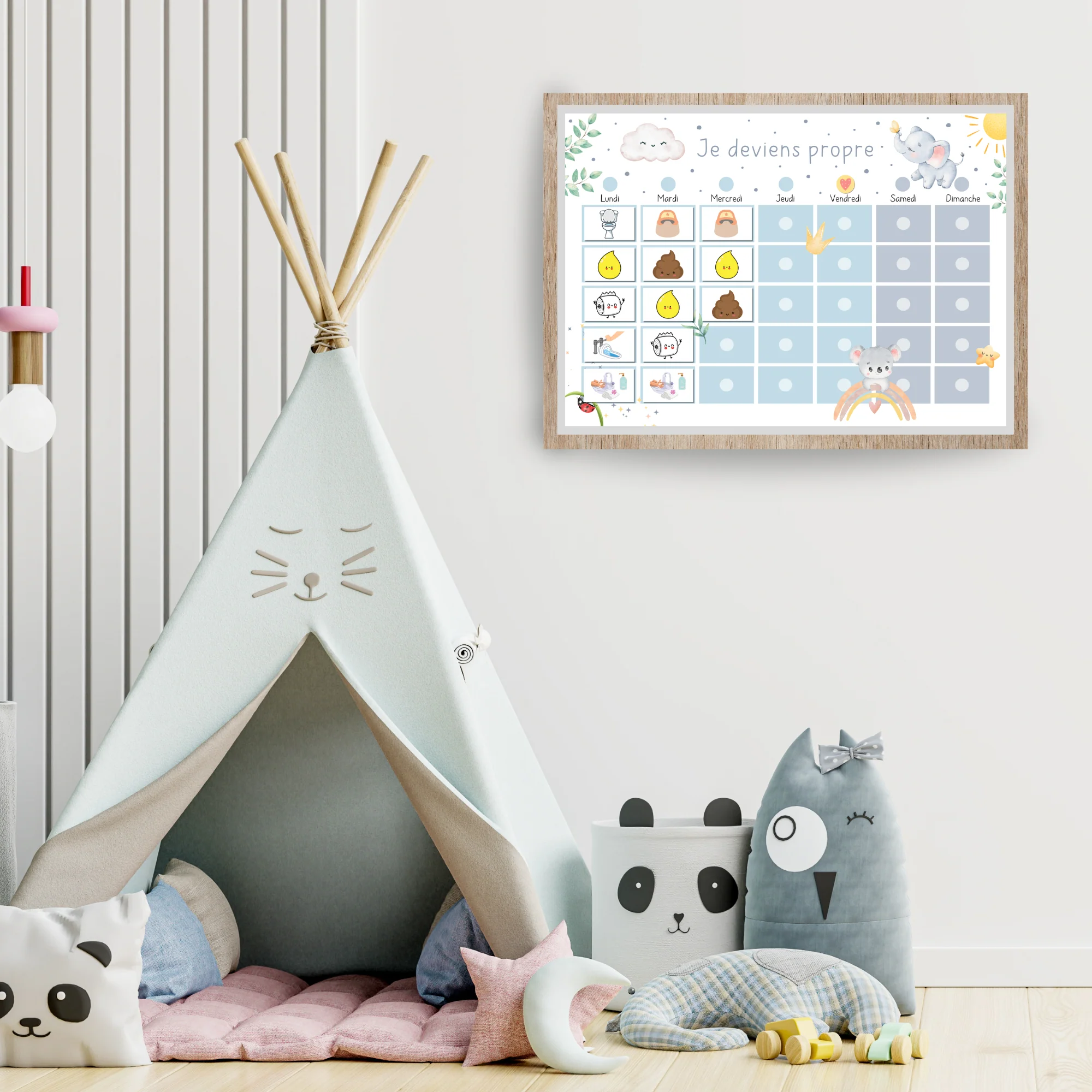Tableau apprentissage propreté enfant – Image 7