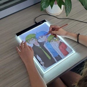 Tablette lumineuse pour décalquer