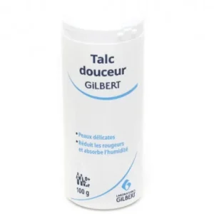 Gilbert Talc douceur flacon poudreur 100g.