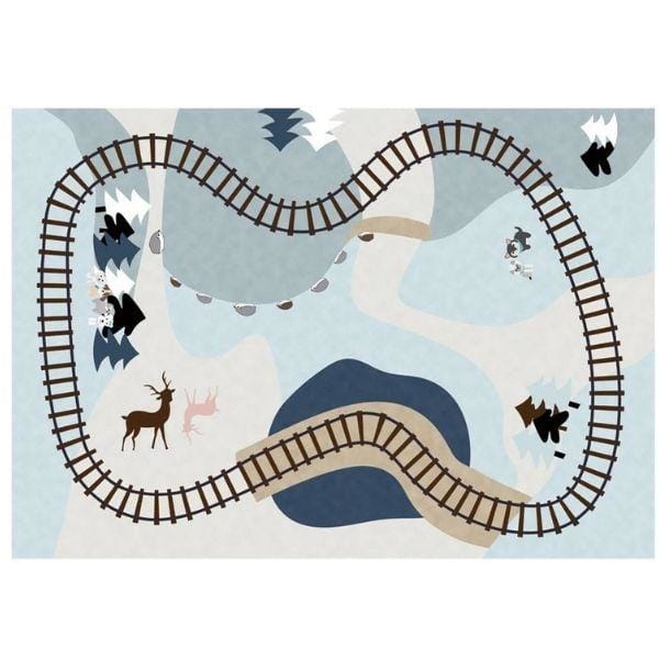 Tapis de jeu Bleu Gris – Image 5