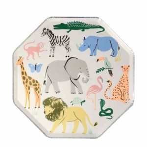 8 grandes assiettes savane