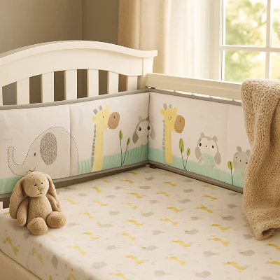 Tour de lit bebe | Coton – Image 3